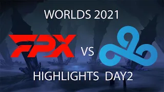 C9 vs FPX Highlights | Worlds 2021 | DAY 2 | Cloud 9 vs ⁠FunPlus Phoenix