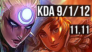 DIANA vs TALIYAH (JUNGLE) | Rank 2 Diana, 9/1/12, Rank 20 | KR Challenger | v11.11