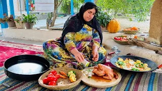 Cooking chicken without water and local food in the village | rural life