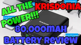 Krisdonia Power Bank Review: The Ultimate 80,000mAh Portable Charger for All Your Devices!