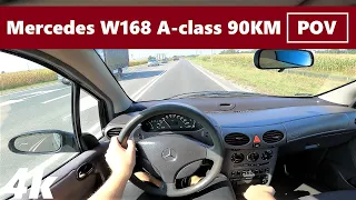 Mercedes A170 1.7CDI diesel 90KM W168 (2000) pov drive | 4K #63