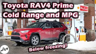 2021 Toyota RAV4 Prime – Winter Highway EV Range and MPG Test