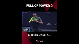 Aruna Quadri 🇳🇬 full of power 💪💪 #pingpongafrica #nigeria #tabletennis