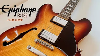 Epiphone ES-335 "Inspired by Gibson": 1 YEAR REVIEW