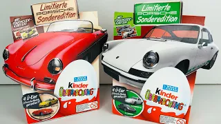 Порше 3 2013 Киндер Сюрприз Распаковка старых киндеров Kinder Überraschung Porsche 2013