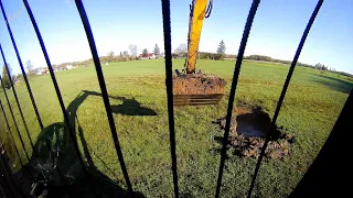 Expanding a pond in the village