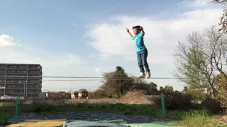 Rikuto Slackline 20170416 IMPOSSIBLE FLIP