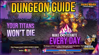 Dangeon guide for unlim titanite. Titans power setup for Hero-Wars: Dominion Era