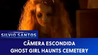 Menina Fantasma no Cemitério - Ghost Girl Haunts Cemetery | Câmera Escondida