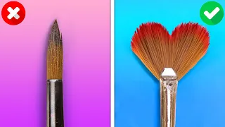 HOW TO PAINT FOR BEGINNERS AND PROS || Wonderful Drawing Tricks And Art Techniques