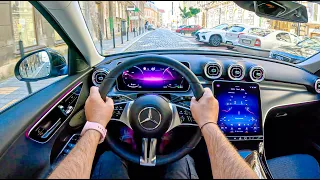 2023 Mercedes C W206 [1.5 200 204HP] |0-100| POV Test Drive #1789 Joe Black