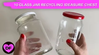 🤩🫙10 glass jar recycling ideas | Kitchen decor