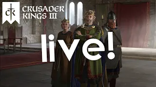 CRUSADER KINGS 3 Livestream - Es lebe Ivan der Knochenlose (01) [deutsch]