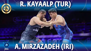 Riza Kayaalp (TUR) vs Amin Mirzazadeh (IRI) - Final // World Championships 2022 // 130kg