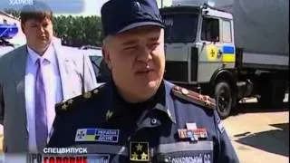 Голова ДСНС України Сергій Бочковський супроводжує майже 800 тон гуманітарної допомоги
