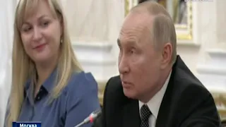 Владимир Путин встретился с победителями конкурса "Лидеры России"