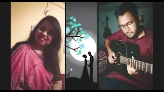 Galime aaj chand nikla ll Virtual jamming ll Sourav Mandal & Shilpa Das ll Jalpaiguri & Kolkata