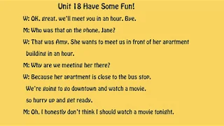 Unit 18 Have Some Fun!