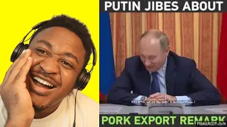 HILARIOUS: Putin Laughs At His Minister For Suggesting To Export Pork To Muslim Countries Reaction