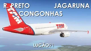 FSX:SE -  Ribierão Preto → Congonhas → Jaguaruna  / Airbus A319