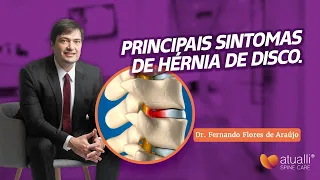 Principais sintomas de hérnia de disco