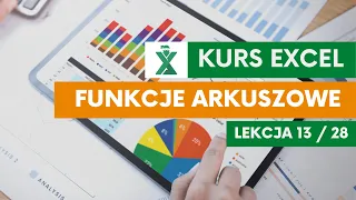 Jak tworzyć funkcje w arkuszu Excel. Funkcja suma, średnia, max, min