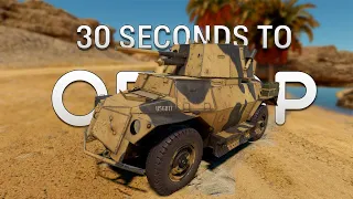 30+3-ти секундный обзор SARC MkIVa в War Thunder #warthunder