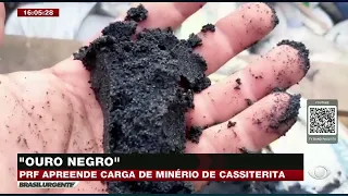 Polícia apreende carga de "Ouro Negro"