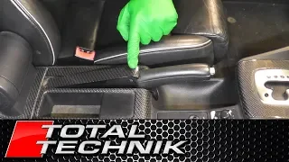 How to Remove Handbrake Top Trim Cover - Audi A6 S6 RS6 - C5 - 1997-2005 - TOTAL TECHNIK
