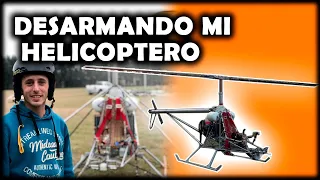 HELICÓPTERO EXPERIMENTAL HECHO EN CASA - Criterios del proyecto - Desarmando para soldar