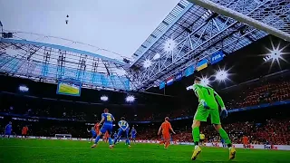 Netherlands vs Ukraine 0-0 What a save by Bushchan!