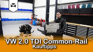 Volkswagen Motor 2.0 TDI Common-Rail Baujahr 2008 - 2010 | EA 189 Kauftipps | VW 2.0 TDI buying tips