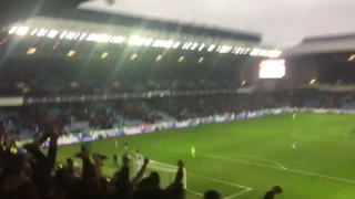 Celtic Fans at Ibrox | Celtic players celebrate with fans | Celtic vs Rangers* 2-1