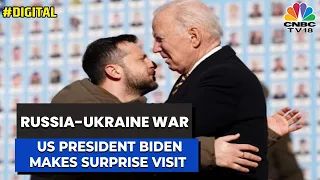 Ukraine War Latest: US President Biden Makes Surprise Visit To Kyiv Ahead of Anniversary | CNBC-TV18