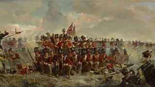 Elizabeth Thompson’s The 28th Regiment at Quatre Bras