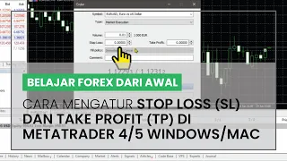 10. How to Set Stop Loss (SL) and Take Profit (TP) in Metatrader 4/5 Windows/Mac