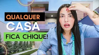 DICAS para deixar qualquer FACHADA com a cara da riqueza! Fachada de casas modernas - Isa Arquiteta