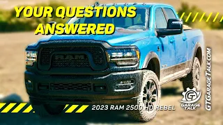 YOUR QUESTIONS ANSWERED! 2023 Ram 2500 HD Rebel Off-Road Quick Take