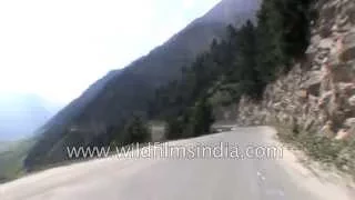 Driving from Zoji La Pass to Sonamarg - Part 1