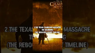 THE TEXAS CHAINSAW MASSACRE TIMELINE | #shorts #chainsaw #leatherface #horror #movies #slasher #fyp