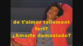 Stephanie di Monaco Ouragan Original Lyrics in French-Subtitulado Español Deejay Lovemaker