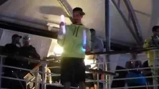BSB cruise 2013 Neon Glow night - Kevin Richardson and Nick Carter dancing