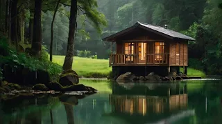 Relaxing Music in the Rain : Calm, Stress Relief, Meditation