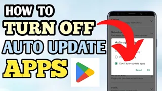 How to turn off auto update apps on android phone 2023