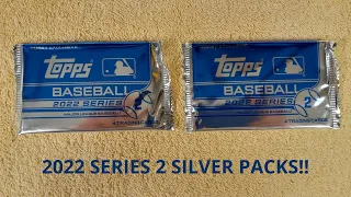 2 Silver Packs of 2022 Hobby Exclusive - Topps Series 2 Baseball Trading Cards | MOJO TIME! ⚾🔥