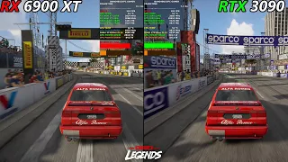 Grid Legends Ultra High Settings 4K Benchmark RX 6900XT VS RTX 3090