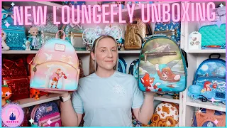 Disney Unboxing Hercules Fox & The Hound Frozen Loungefly Mini Backpack 4k Candles Disney Parks