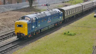 GCR Spring Diesel Gala 2024 Part 1 - Great Central Preserved Railway - 55013 31108 D6700 37714 50017