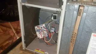 Furnace damaged by lighting strike