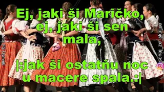 Ej, jaki ši Maričko - text (lyrics), (Slovak Folk Song)